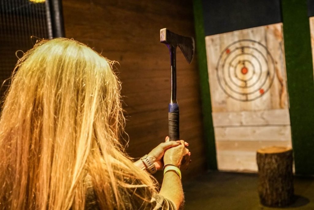 A New Axe Throwing Bar Is Opening In Ivy City