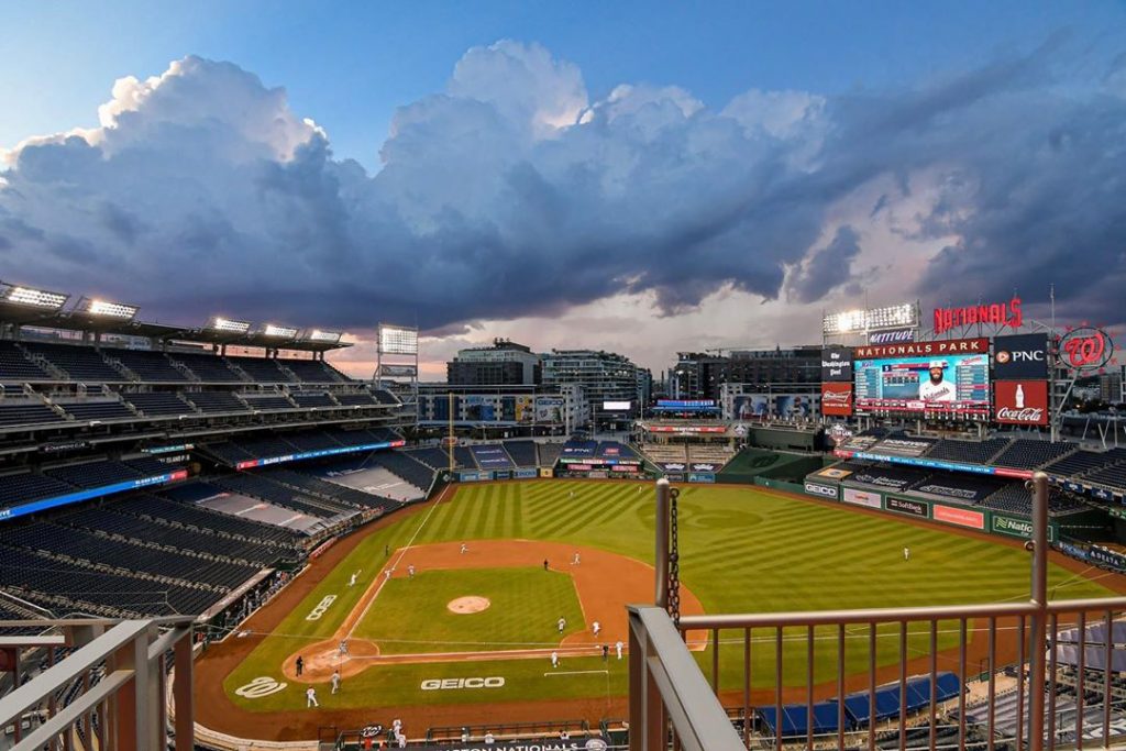 Nationals Ballpark Polling Station