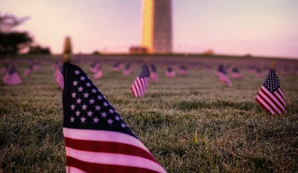 20,000 Flags Have Been Planted On The National Mall In Honor Of All The Lives Lost To COVID-19