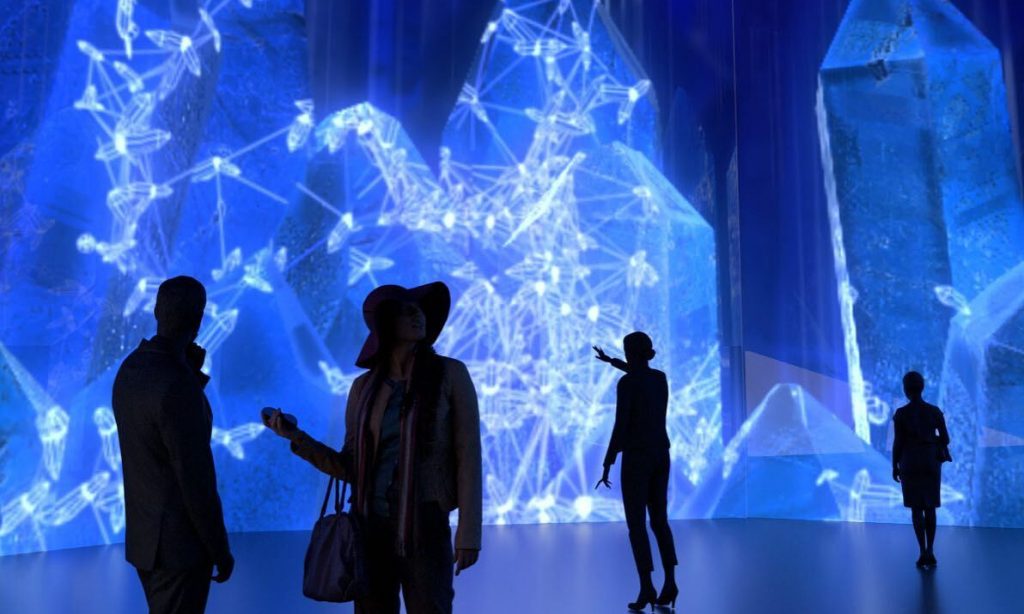 Immerse Yourself In A Wonderful World Of Blue Light At This Magical DC Art Space