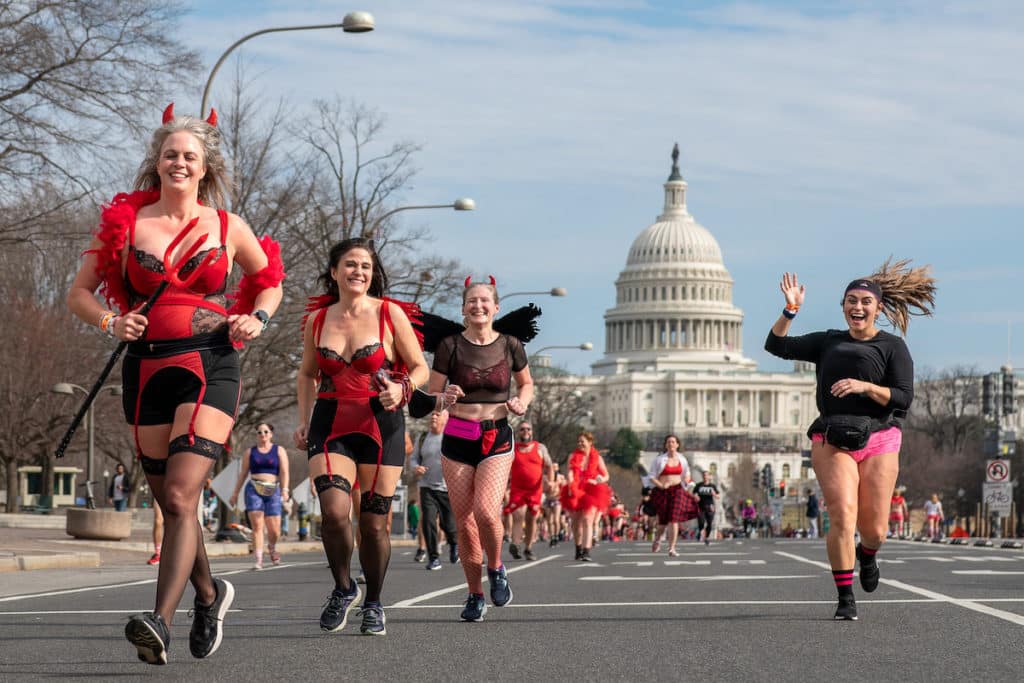 Cupid's Undie Run in D.C.