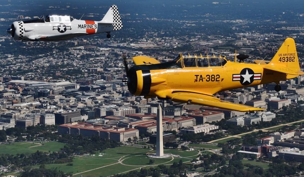 WWII Flyover DC 2020