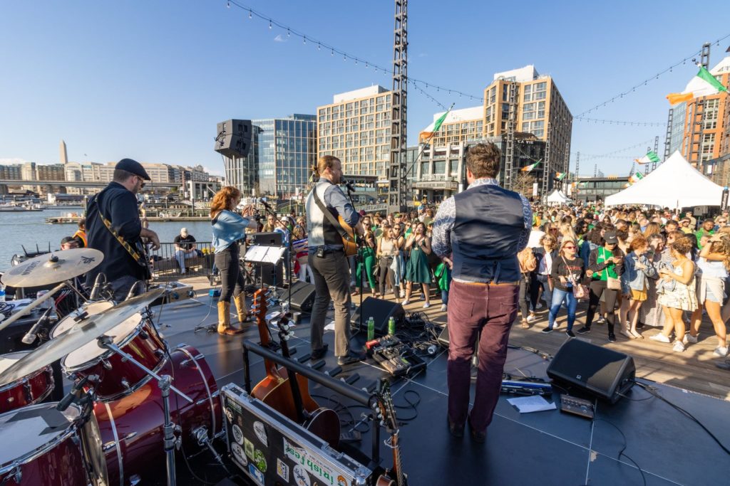 Band played at Ireland at The Wharf