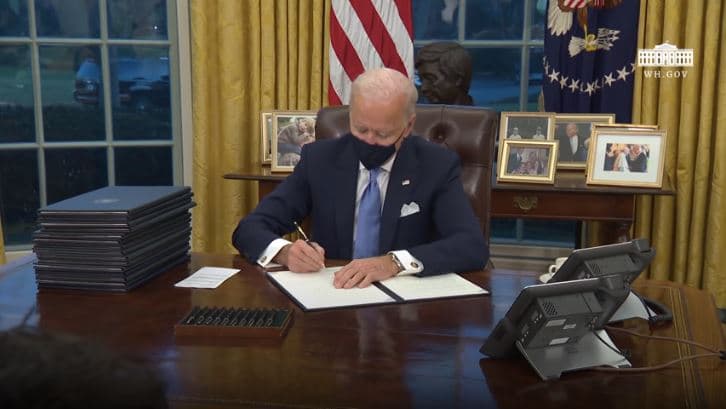 Everything President Biden Did On His First Day