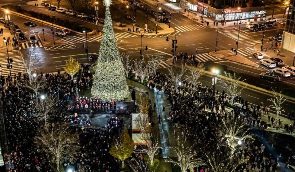 CityCenterDC’s Holiday Tree Is Up And Sparkling