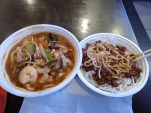Chinese dishes from China Boy in Washington DC