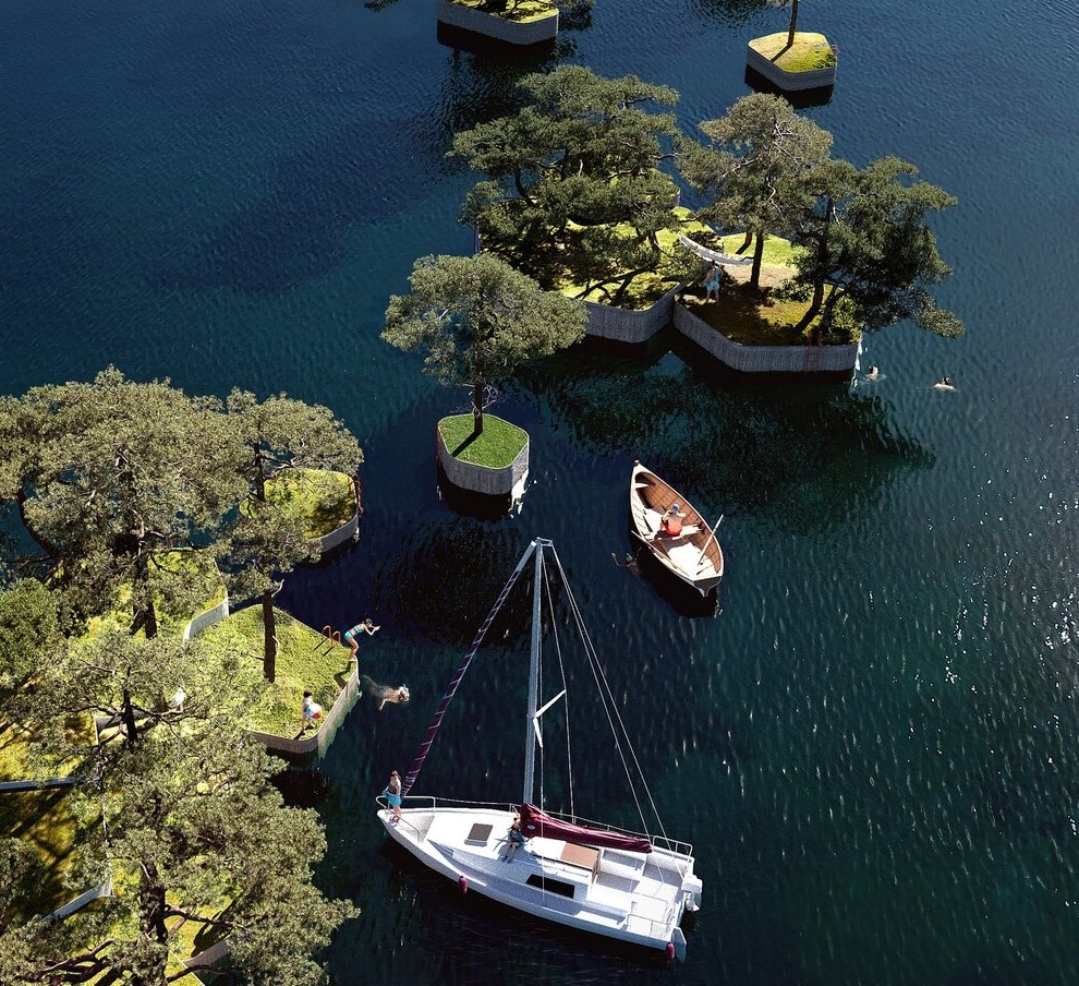 copenhagen floating islands