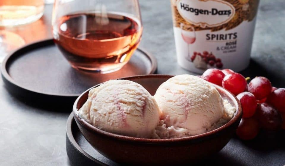 Haagen-Dazs Just Released Its New Rosé & Cream Boozy Flavor