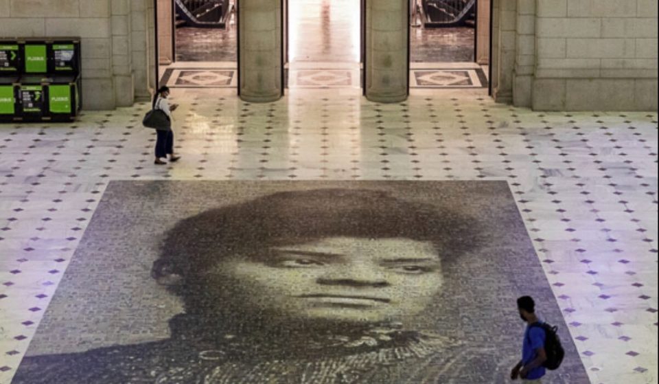 A Giant Ida B. Wells Mosaic Is On Display At Union Station This Week