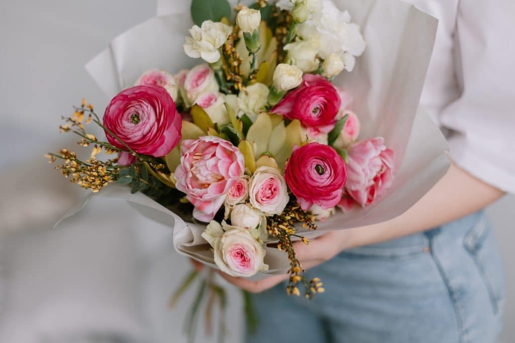 Valentine's flower bouquet