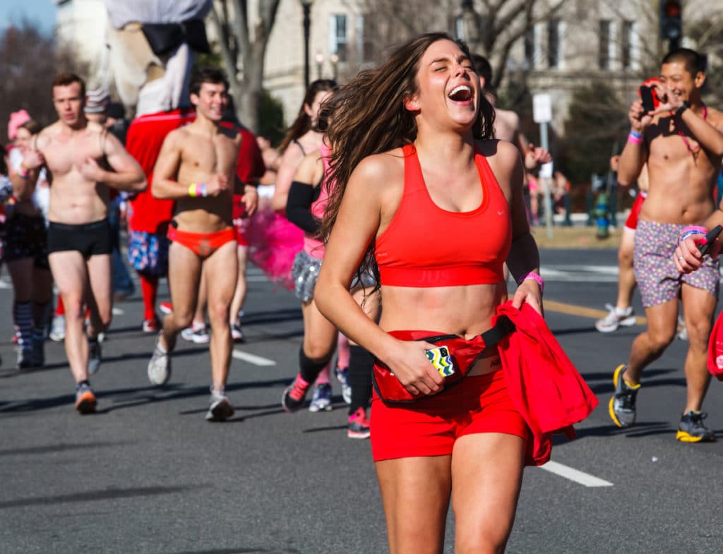 Cupid's Undie Run in D.C.