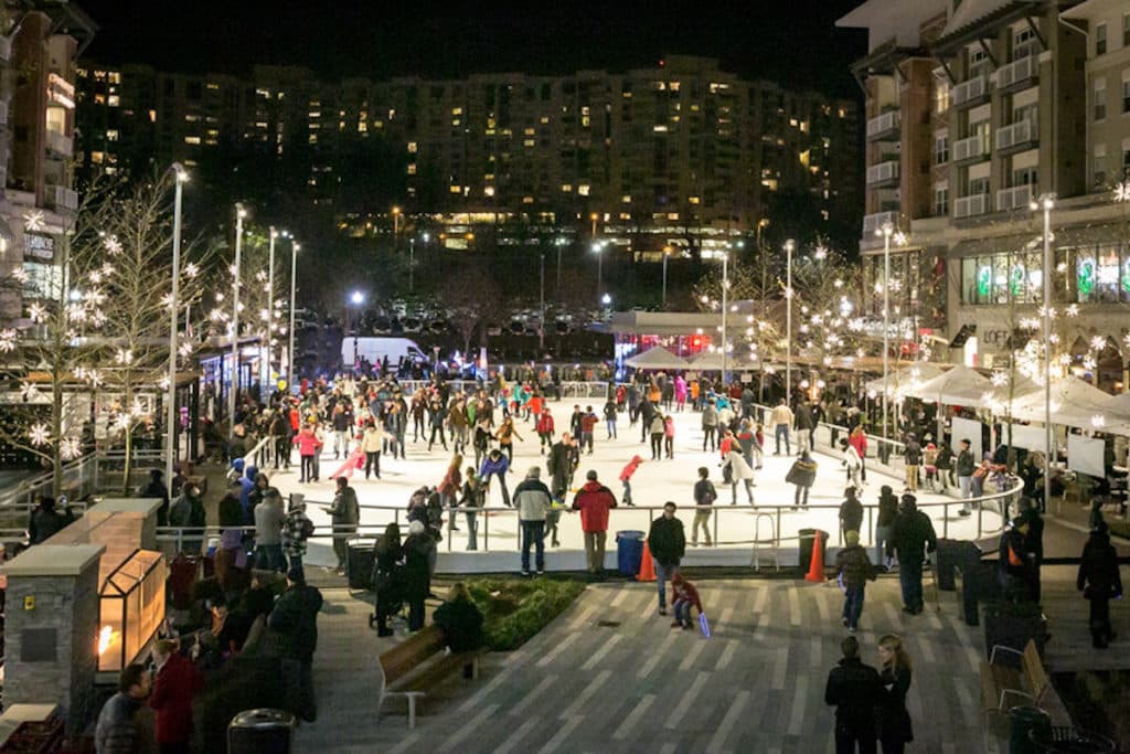 Pentagon Row Outdoor Ice Skating