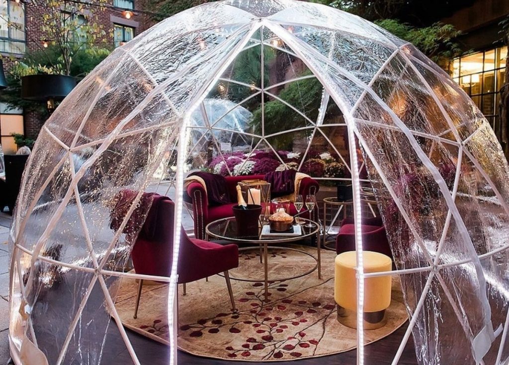 Igloos, Ski Lodges and Yurts: 14 Of The Most Creative Outdoor Dining Setups In DC