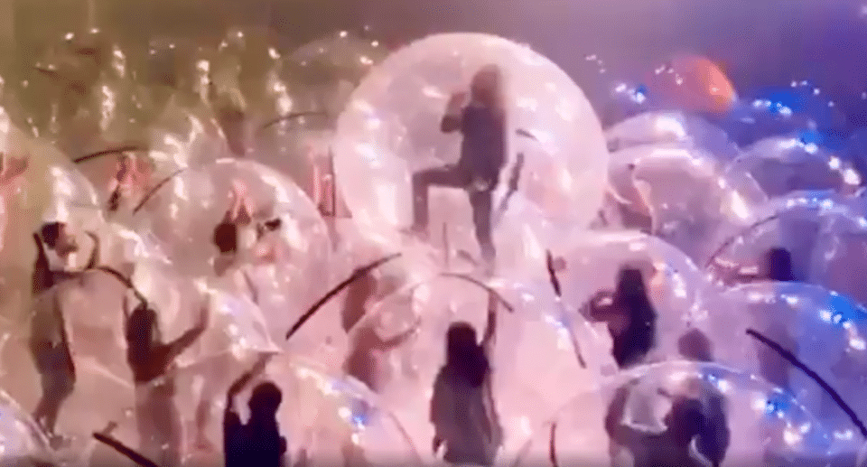 This Epic ‘Bubble Concert’ May Be The Future Of Live Music, And It’s Awesome!